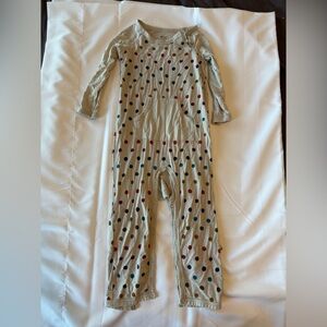 Kyte BABY Cream One Piece with Multicolor Dots